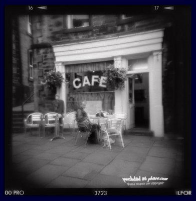 outside Sid's Café
