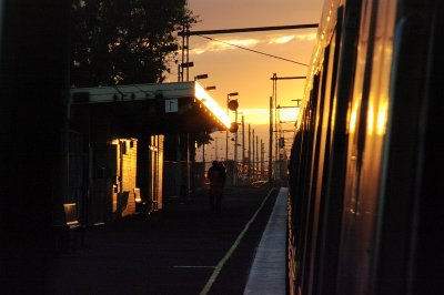 Sunset at West Footscray