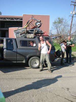 Loading up the gear at the end of 3/17