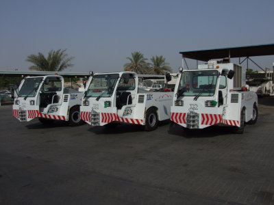 0829 18th August 2008 Pushback tractor delivery at Sharjah Airport.JPG