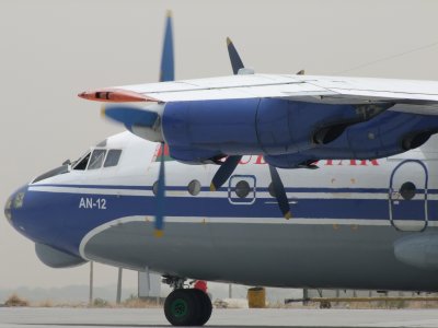 1136 1st July 09 AN12 ready for departure at Sharjah Airport