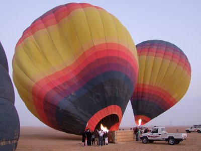Second Balloon getting ready to go