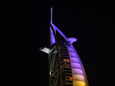 Purple Burj Al Arab