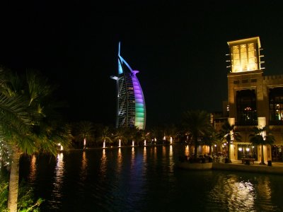 Madinat Jumeirah and Burj Al Arab