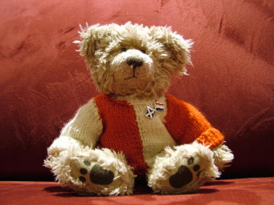 1901 21st Jan 06 Wilbur the bear at home.JPG