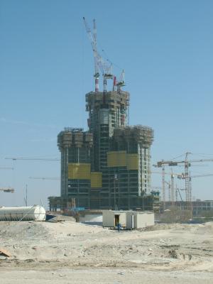 1104 9th Feb 06 Burj Dubai tallest building in the world.JPG