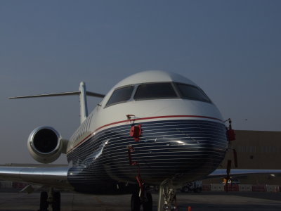 0828 15th November 07 Diamler Chrysler Aviation Bombardier BD-700.JPG