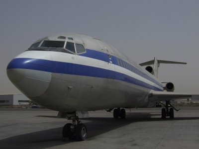 1319 19th March 08 Central African Republic Registered 727 TL-ADY at Sharjah Airpport.JPG