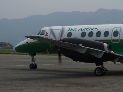 Yeti Jetstream 41 at Pokhara Airport Nepal.JPG
