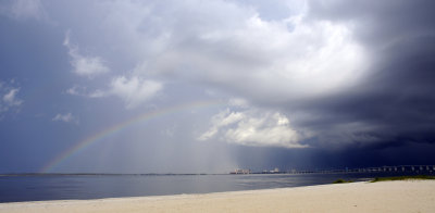 Rainbow over Deer Island