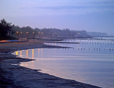 Ocean Springs Beach at Dawn