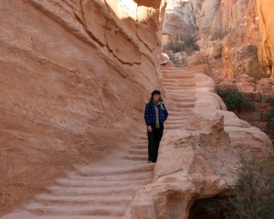 Steps at Petra