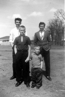 Lynn Kevin Eric and Dale 1962