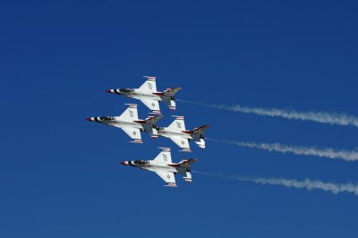 USAF Thunderbirds in Formation