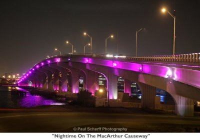 020 Nightime On The MacArthur Causeway.jpg