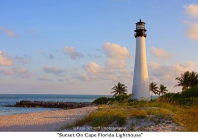 004 Sunset On Cape Florida Lighthouse.jpg