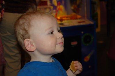 Liam at Chuck E. Cheese