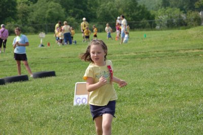 Reagan on at Play Day