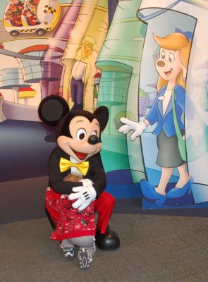 Liam meeting Mickey for the first time
