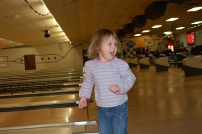 Reagan loves Bowling