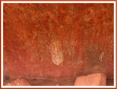 Rock Art. Uluru.