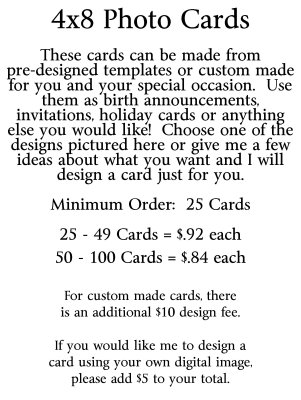 4x8 Photo Cards