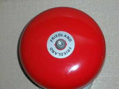 The name on this fire alarm doesn't really instill confidence, does it?