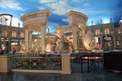 Statues in Caesars Palace