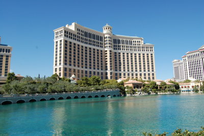 Belagio and the pond