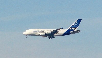 A380's first visit to Montreal
