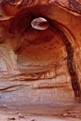 Big Hogan Arch - Monument Valley