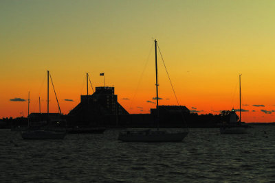Newport Harbor Sunset