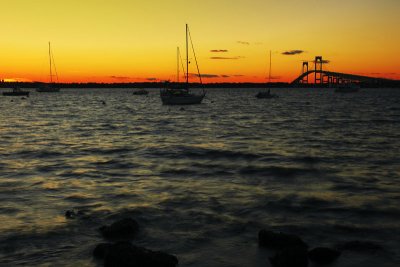 Newport Harbor Sunset