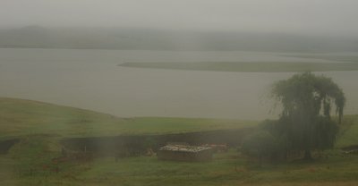 Misty morning in Wakkerstroom