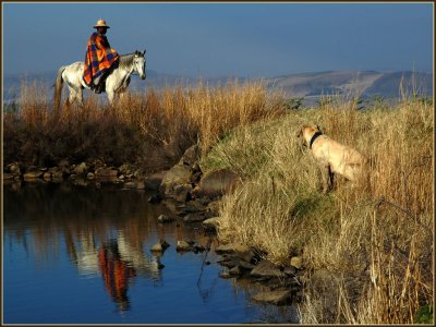 May-11  Lesotho horseman and his guard