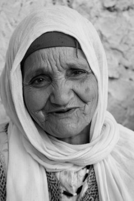 this woman was working in one of the factories near Marrakesh