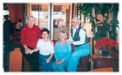 Jan, Irene, Sherry and Jean Christmas