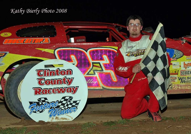 Late Model winner Josh Kennelly