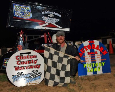 Micro sprint winner Brian Kishbaugh