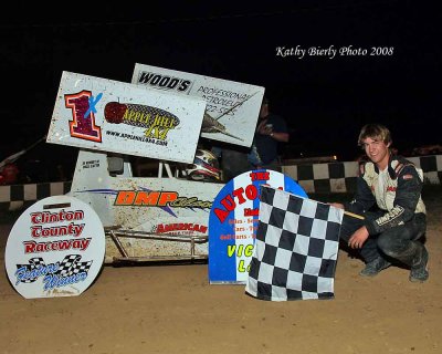 Micro sprint winner Nick Wood