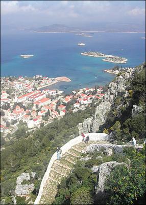 The cliff staircase, Kastellorizo