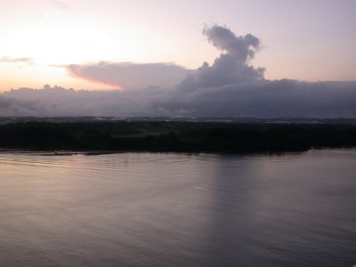 Morning - Panama Canal North Entrance