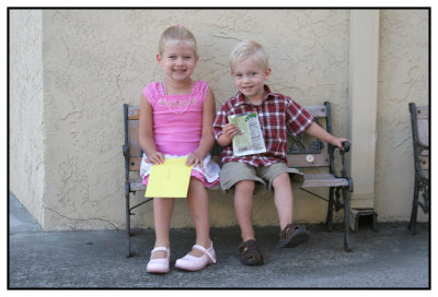 Joshua's First Day and Year of Preschool and Emily's First Day