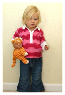 Emily and her tiger