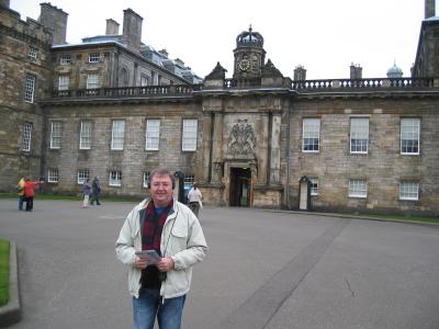 John Hedberg at the Holyrood Palace