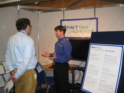 WebCT DevNet Booth - Scott