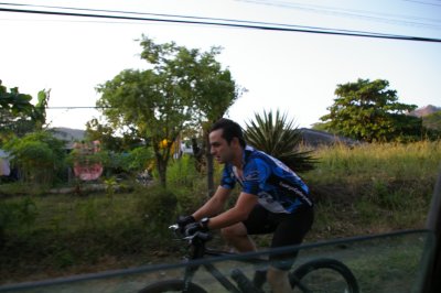 Cyclist in Gear