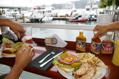 Lunch at the Marina in Golfito