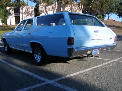 Baby Blue Chevy Nomad