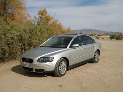 my Volvo S40 on Lake Havasu